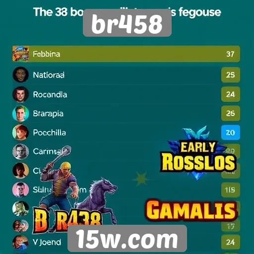 Avaliação dos jogos mais populares no br458